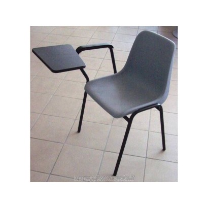 10 sedie con tavoletta (in plastica) art.X15TP