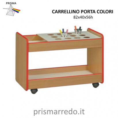 CARRELLINO PORTA COLORI