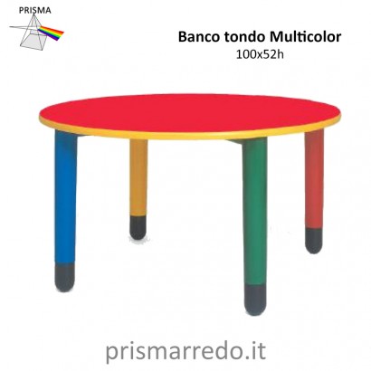 Banco Tondo 100 Multicolor