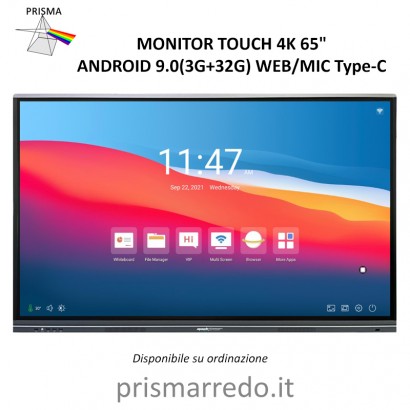 MONITOR TOUCH 4K 65"...