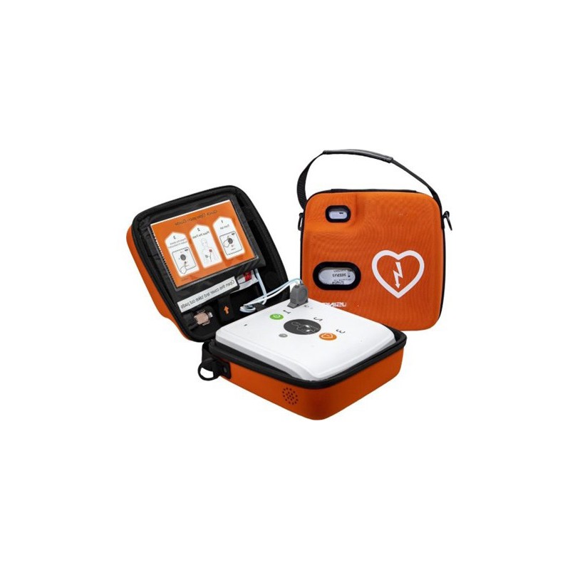 Defibrillatore PRISMA Comodo e pratico chiusura a valigetta